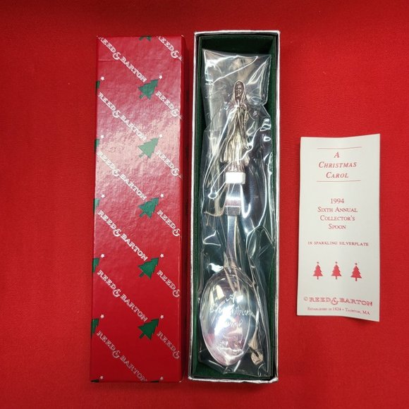 Reed & Barton Ghost of Christmas Future Collectors Spoon 1994 - Picture 5 of 14